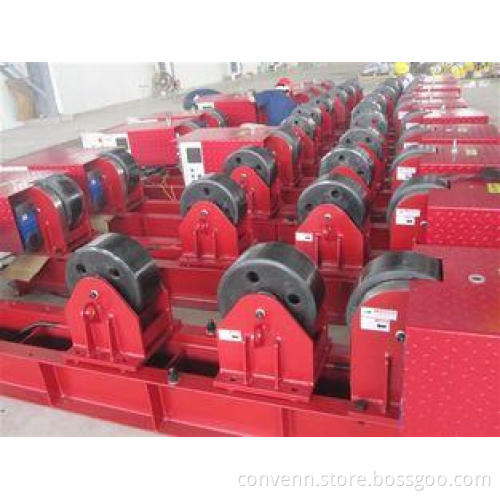 Blue Manual Lead Screw 10T Conventional Pipe Welding Roller